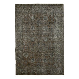 Vintage Middle Eastern Hand-Knotted Rug For Sale