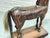 Antique European Hand Carved Wooden Horse Folk Art Sculpture on Wheeled Base For Sale - Image 12 of 13
