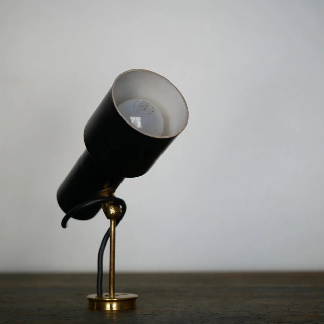 Black Wall Lights from Stilnovo, 1950s, Set of 2 For Sale - Image 8 of 15