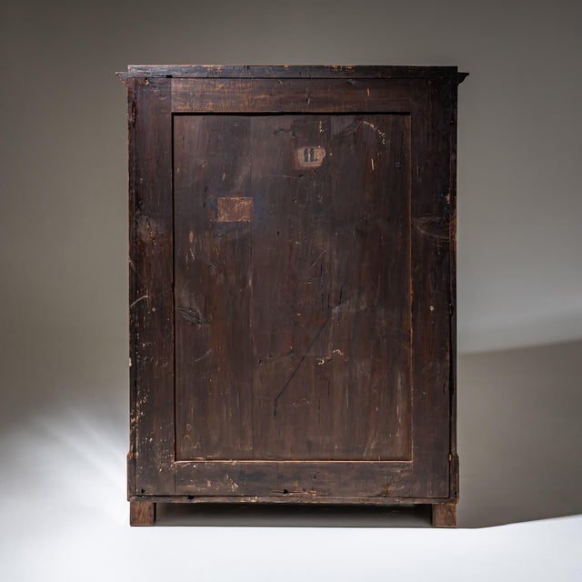 Antique German Biedermeier Secretaire in Cherry, 1830 For Sale - Image 6 of 14