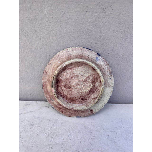 Small Majolica Palissy Fish Wall Platter Circa 1890 For Sale - Image 4 of 5