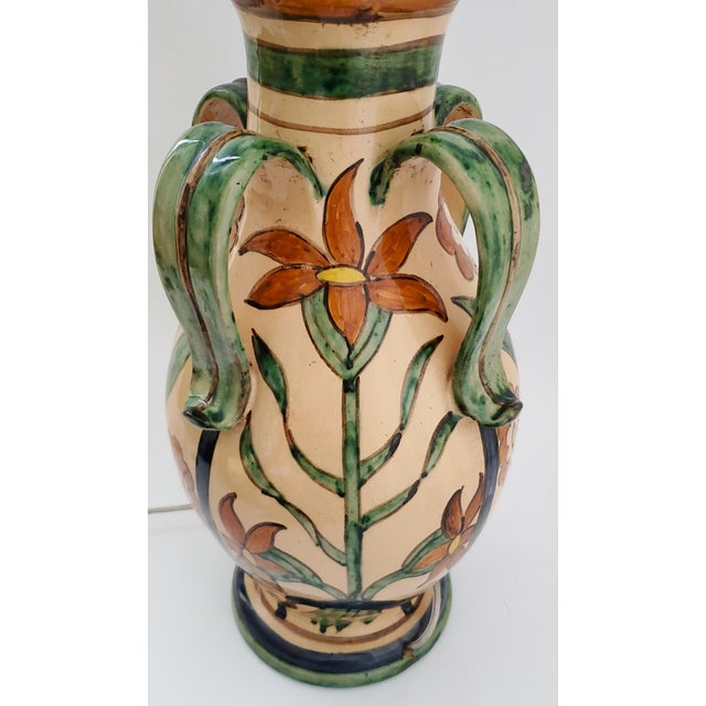 Ceramic Lamp San Zeno Pottery 1930s For Sale - Image 7 of 14