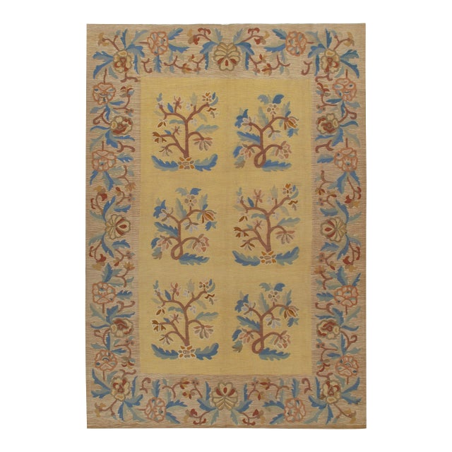 Antique Bessarabian Kilim Area Rug, 7ft X 10ft For Sale