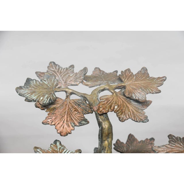 1970s Vintage Bronze Gueridon by Enzo Missoni For Sale - Image 5 of 8