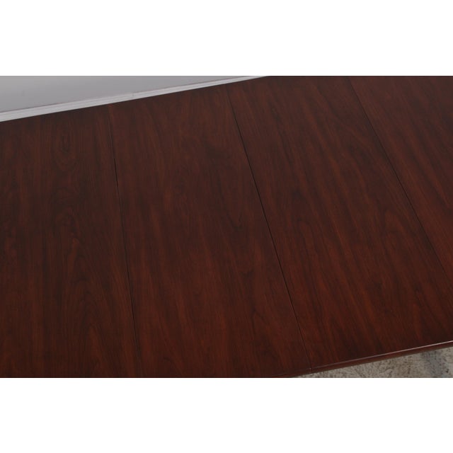 Henkel Harris Cherry Queen Anne Style Double Pedestal Dining Table For Sale - Image 15 of 18