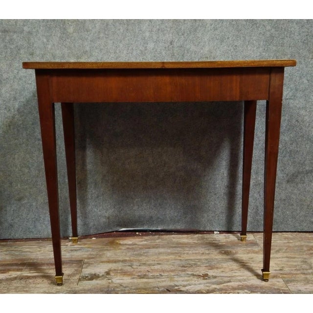 Louis XVI Game Table with Marquetry Top For Sale - Image 4 of 7