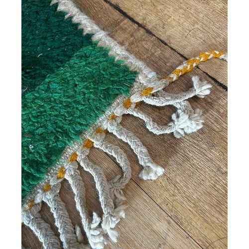 Vintage Moroccan Rug in Pure Wool For Sale - Image 5 of 7