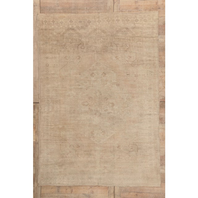 Vintage Turkish Oushak Rug, 06'08 X 09'06 For Sale - Image 10 of 10