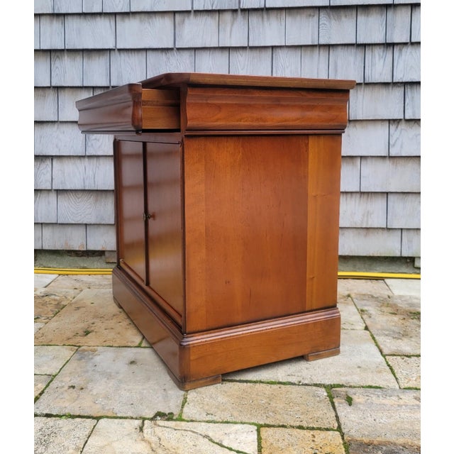 1990s Grange Cherry Wood French Louis Philippe Nightstand, 1990s For Sale - Image 5 of 9