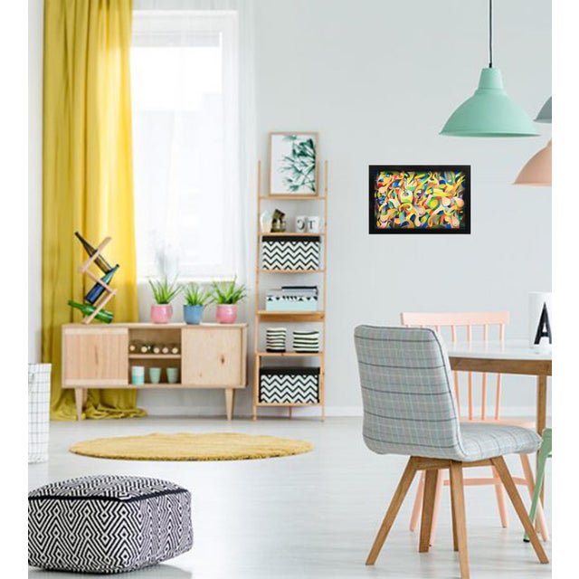 "Twist" Colorful Abstract Post-Cubist Oil Painting by A. Rigollot For Sale - Image 13 of 13