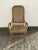 Patterned Wicker Armchair, 1960s For Sale - Image 4 of 10