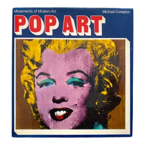 " Pop Art : Movements in Modern Art " Vintage 1970 1st Edtn Mid Century Modern Lithograph Print Hardcover Art Book