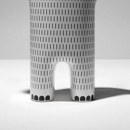 Not Yet Made - Made To Order White Glazed Happy Susto Vase from Jaime Hayon For Sale - Image 5 of 10