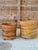 Mid-20th Century Organic Modern Pencil Rattan Rolling Planter or Wastebasket For Sale - Image 12 of 12