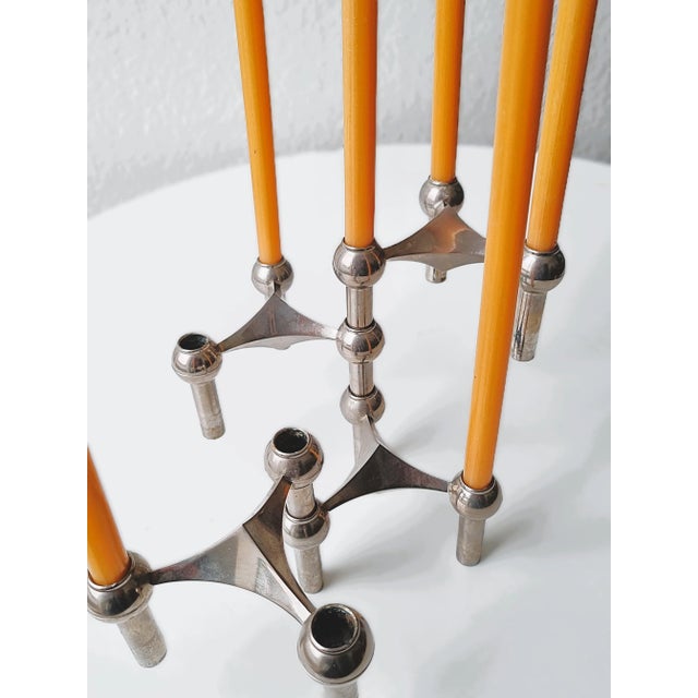 Vintage Modular Candlesticks from BMF, 1970s, Set of 4 For Sale - Image 9 of 11