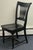 Farmhouse Style Black Painted Dining Chairs - Set of 6 For Sale - Image 4 of 11
