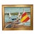 Late 20th Century Edmund Jordan Coastal September Afternoon, Lake Galena Sailboats Oil Painting in Gold Frame For Sale