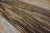 1930s Multi Brown Stripe Folk Art Antique American Braided Rug 3'6'' X 13'9'' Wool Carpet Runner For Sale In New York - Image 6 of 15