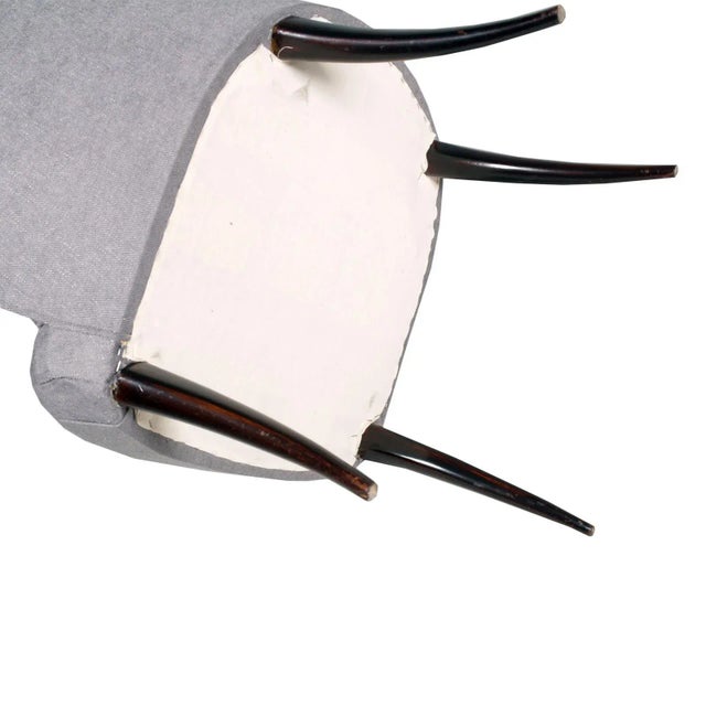 1930s Vintage Italian Walnut Armchair, 1930s For Sale - Image 5 of 6