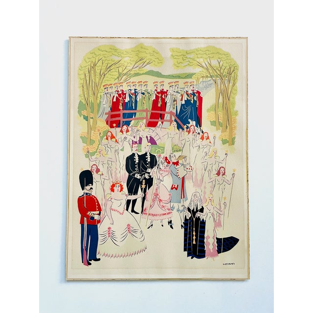 Gilbert and Sullivan Operetta Ruddigore Illustrated Print Lucille Corcos For Sale In Los Angeles - Image 6 of 7