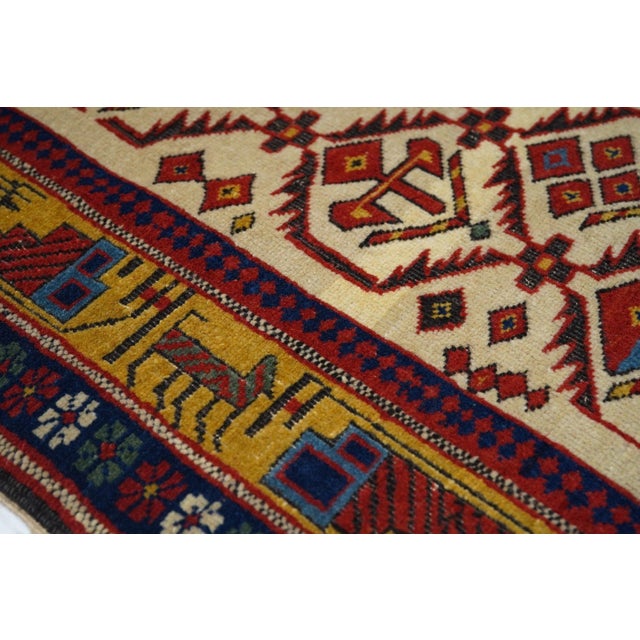 1920s Antique Shirvan Daghestan Rug 3'11'' X 5'4'' For Sale - Image 5 of 11