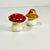 1940s Vintage Boho Chic Hollywood Regency Mushroom Salt & Pepper Shakers - A Pair For Sale - Image 4 of 11