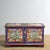 This antique pine chest from the mid-20th century is a real eye-catcher. The piece is richly adorned with hand-painted...
