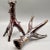 Organic Metallic Antler Candle Holders, a Pair For Sale - Image 6 of 8