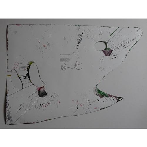 Contemporary Damien Hirst, Shark Spin Painting, 2009, Acrylic on Paper For Sale - Image 3 of 7