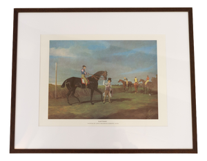 John Frederick Herring Sr, Black Horse Lottery, Late 20th Century, Print, Framed