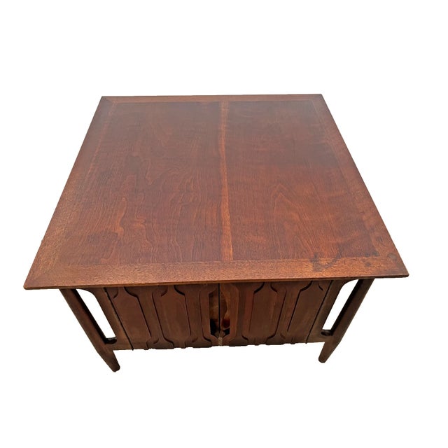 Brown Mid-Century Modern Cabinet "Forward Trend" by Bert England for Johnson Furniture For Sale - Image 8 of 14