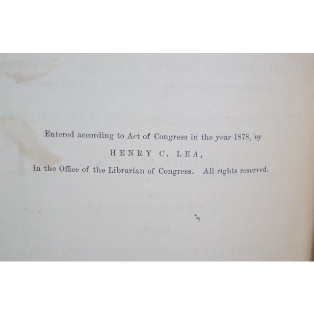 Antique 1878 Grays Anatomy Descriptive Surgical Medical Book Henry C Lea Leather For Sale - Image 10 of 16