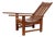 Early 20th Century Indonesian Teak Slanted Back Lounge Chair For Sale