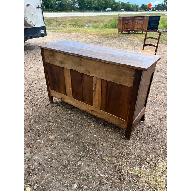 French 19th Century Louis Philippe Two Door Walnut Buffet For Sale - Image 12 of 12