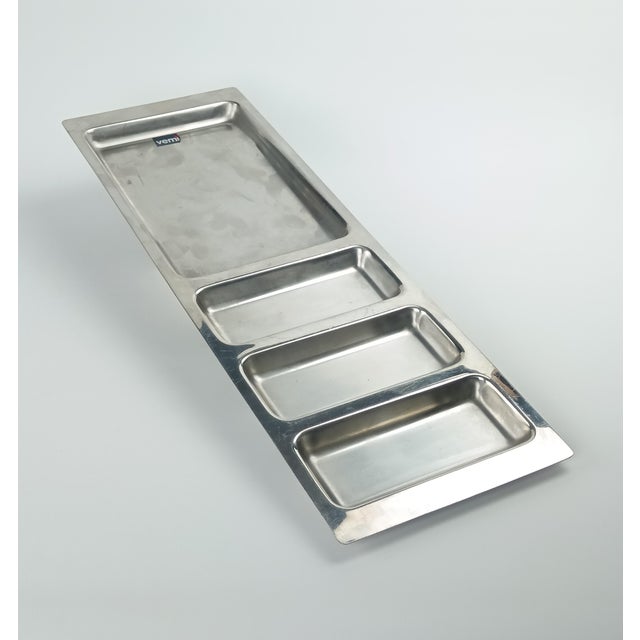 Four-Compartment Serving Tray from Vemi, Italy, 1970 For Sale - Image 12 of 12