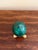 Solid Malachite Egg on Neoclassical Brass Stand With Paw Feet For Sale - Image 4 of 8