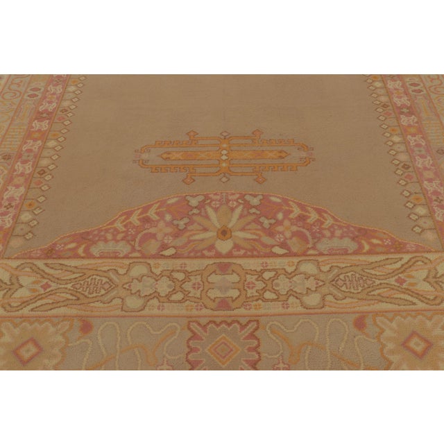 Rug & Kilim Antique Amritsar Rug With Egyptian Architectural Borders - Rug & Kilim For Sale - Image 4 of 8