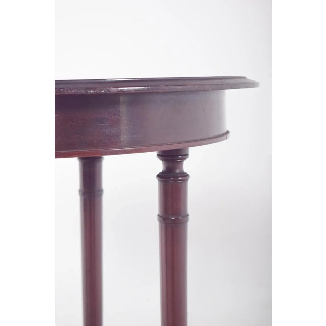 English Round Wood Coffee Table, 1890s For Sale - Image 6 of 9