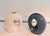 1990s Pair of Portuguese Modernist Sculptural Donut Vases by Sporvil Ceramics | Blue & Speckled White For Sale - Image 5 of 8