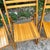 Mid-Century Modern Nevco Wood Slat Folding Chairs — Set of 4 For Sale - Image 4 of 9