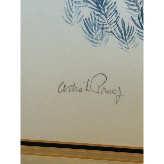 Late 20th Century E. Darrell Smith Great Horned Owl Artist Proof, Signed For Sale - Image 5 of 12