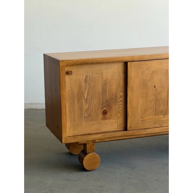 2010s Trolley Credenza in Pine For Sale - Image 5 of 13