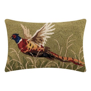 Pheasant Hook Pillow, 14" x 22" For Sale