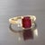 Natural Ruby Sapphire Ring 6.5 14k Y Gold 2.51 TCW Certified For Sale - Image 12 of 18