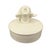 Art Deco 1930s Art Deco Japanese Ceramic Vanity Powder Box With Stylized Female Bust Handle For Sale - Image 3 of 6