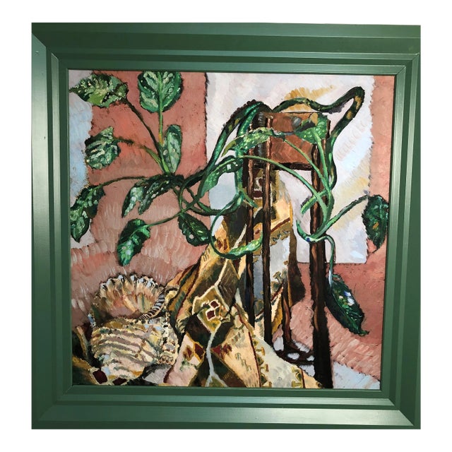 Mid 20th Century Vintage Original Oil on Canvas, Framed For Sale