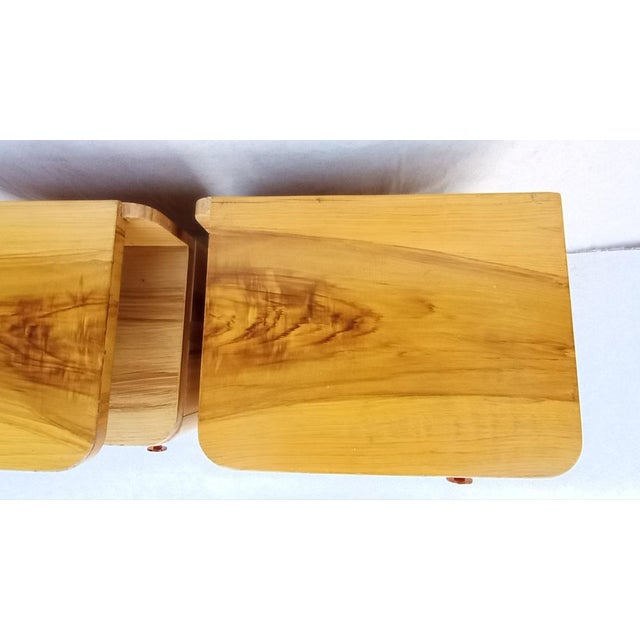 1950s Art Deco Bedside Tables by Jindřich Halabala for Up Závody, 1950s, Set of 2 For Sale - Image 5 of 18