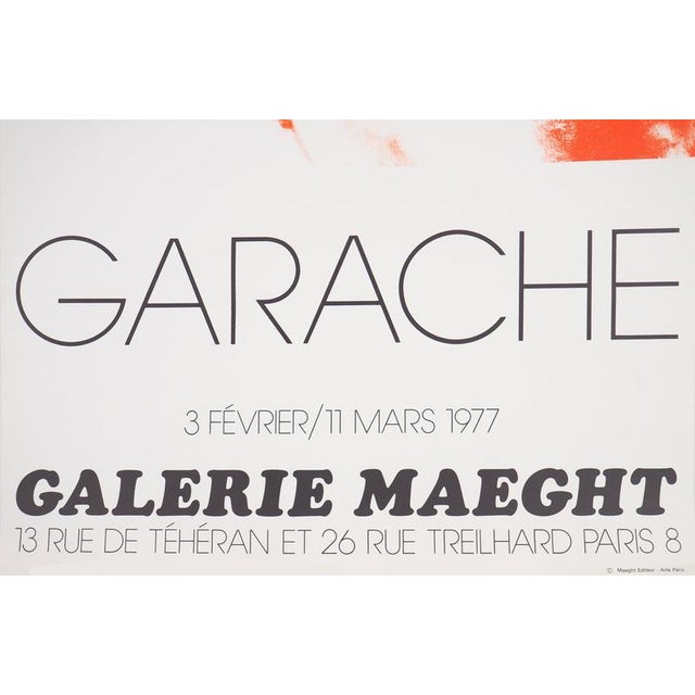 Claude GARACHE (1929-2023) Female nude Original color lithograph On poster paper 54 x 76 cm (c. 21 x 30 inches) Published...