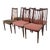 Vintage Midcentury Teak Slat Back Chairs For Sale