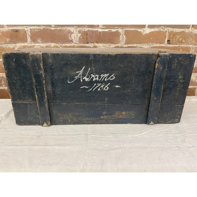 Green Late 19th Century English Folk Art Painted Box For Sale - Image 8 of 8